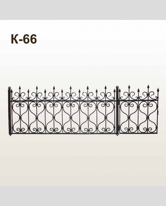 Оградка кованая К-66