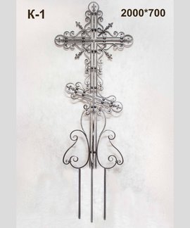 Кованый крест К-1 в Канске