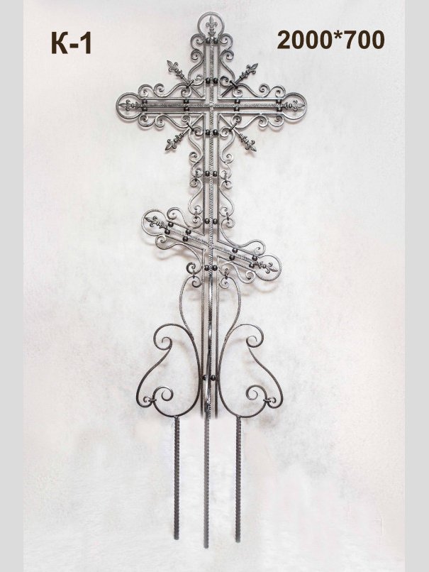 Кованый крест К-1