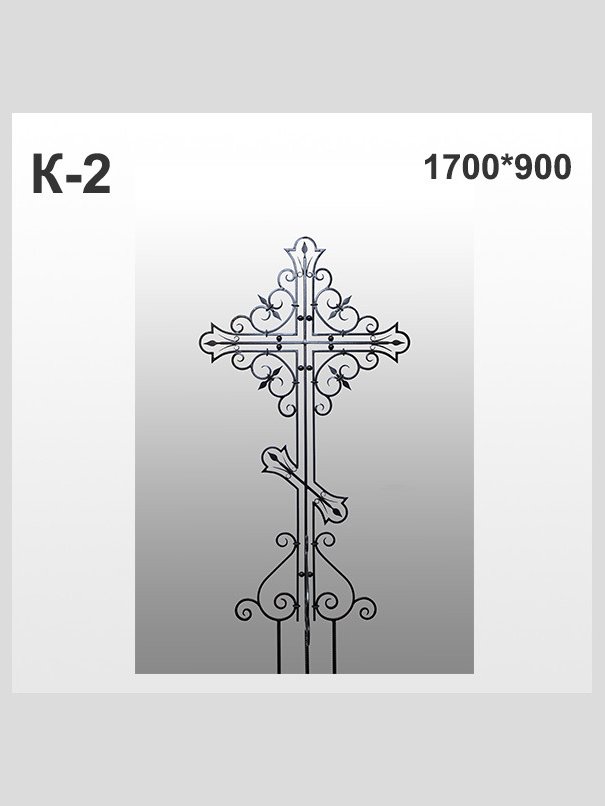 Крест кованый К-2