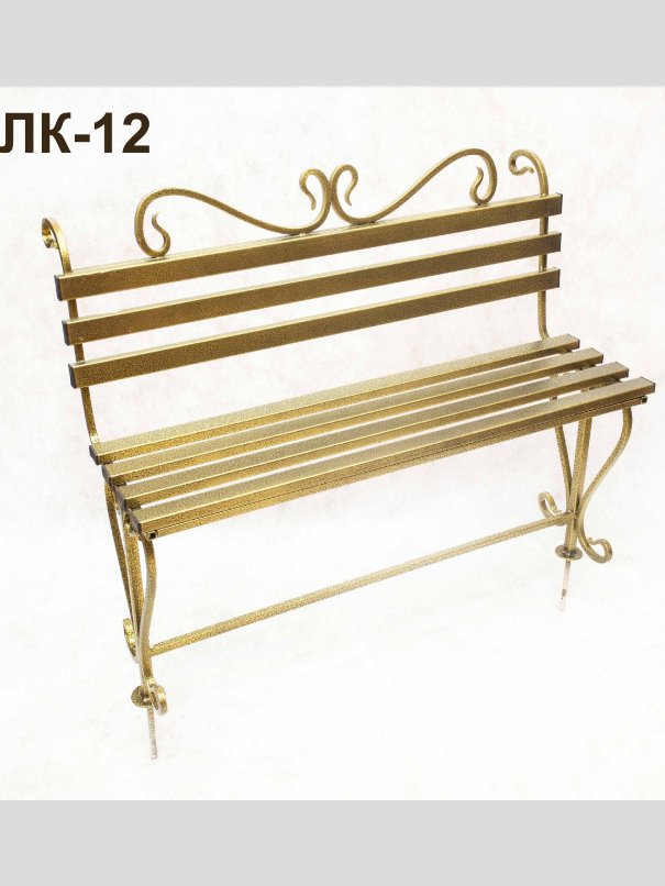 Лавка кованая ЛК-12 Бронза