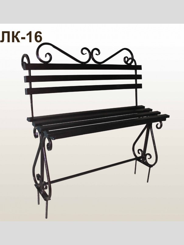 Лавка кованая ЛК-16 Медь
