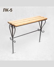 Лавка кованая ЛК-5 Чёрное серебро