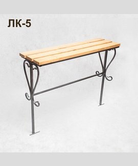 Лавка кованая ЛК-5 Чёрное серебро в Канске