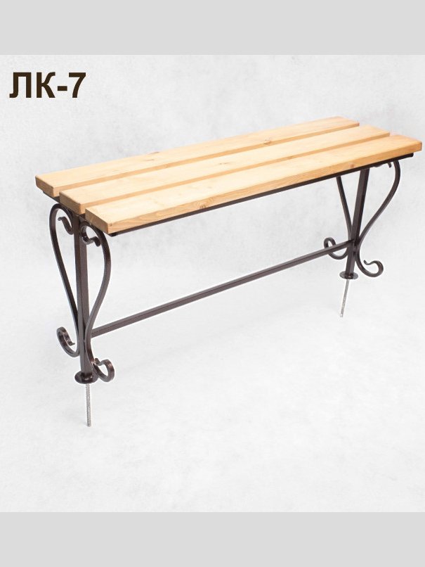 Лавка кованая ЛК-7 Медь