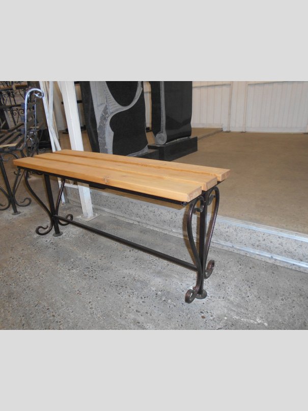 Лавка кованая ЛК-7 Медь