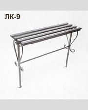Лавка кованая ЛК-9 Чёрное серебро