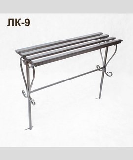 Лавка кованая ЛК-9 Чёрное серебро в Канске