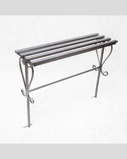 Лавка кованая ЛК-9 Чёрное серебро