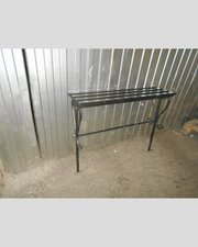 Лавка кованая ЛК-9 Чёрное серебро