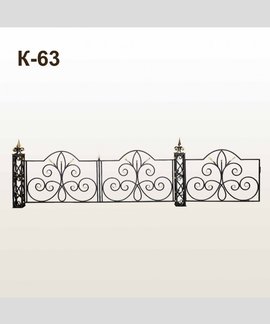 Оградка коаная К-63 в Канске