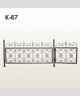 Оградка коаная К-67 в Канске