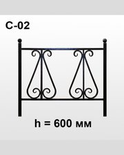 Оградка коаная С-02
