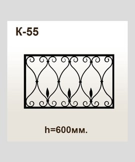 Оградка кованая К-55 в Канске