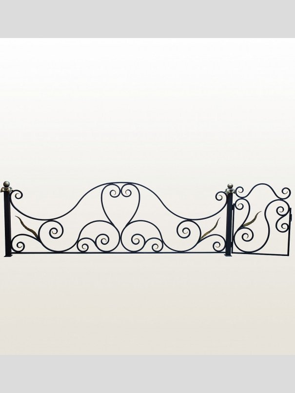 Оградка кованая К-65