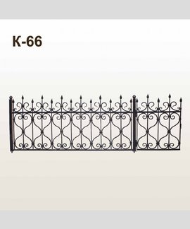 Оградка кованая К-66 в Канске