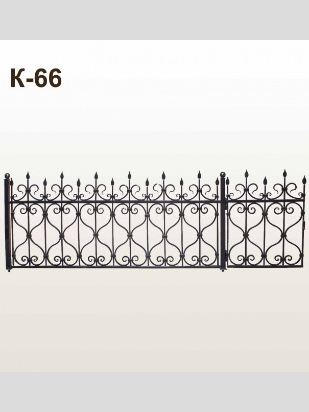 Оградка кованая К-66