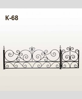 Оградка кованая К-68 в Канске
