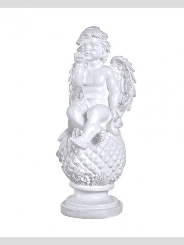 Скульптура 002 Ангел на кокосе 600*350*350