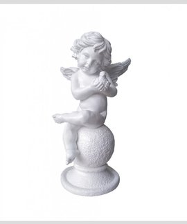 Скульптура 007 Ангел на шаре с птичкой 600*320*320 в Канске