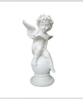 Скульптура 008 Ангел на шаре с бабочкой 830*500*450 в Канске