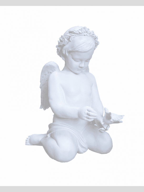 Скульптура 048 Ангелок на коленях 600*500*400