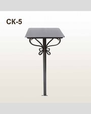 Стол кованый СК-5 Черное серебро