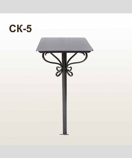 Стол кованый СК-5 Черное серебро в Канске