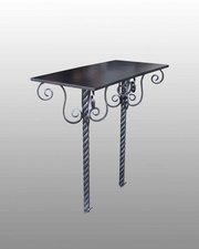 Стол кованый СК-8 Черное серебро