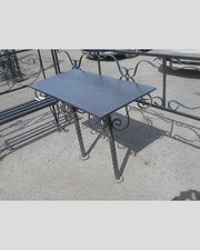 Стол кованый СК-9 Черное серебро