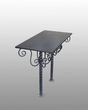 Стол кованый СК-9 Черное серебро